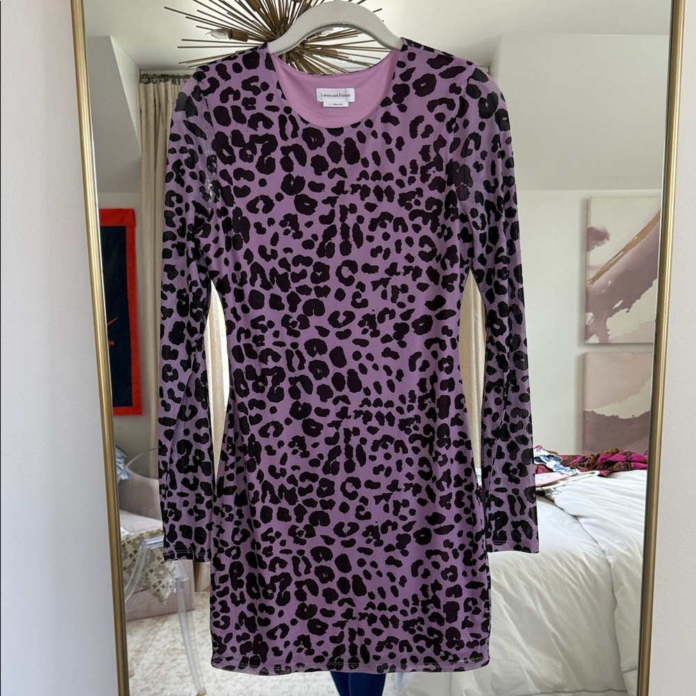 Lovers and Friends
Cheetah pattern Purple/Black
Size small